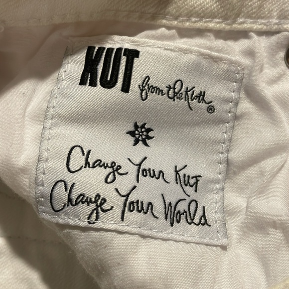 Kut from the Kloth Diana White Skinny Jeans, EUC, Sz 8 - Picture 10 of 14